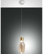 Φωτιστικό Οροφής Lapo 3768-40-365 Φ16x31,2cm Dim Led 1300lm 12W Cognac Fabas Luce