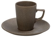 Φλυτζάνι Espresso 80ml + Πιατάκι Espiel Morgan OW2073K6