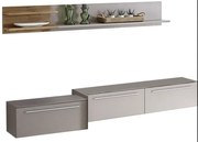 Σύνθεση τοίχου Binz-3 Γραφίτης+Βασάλτης 240x206x37cm