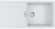 Franke Centro CNG 611/211-100 Αντιστρεφόμενος Polar White  Γρανιτένιος Νεροχύτης 60cm