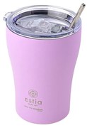 Θερμός Coffee Mug 350ml με Καλαμάκι ESTIA Save the Aegean Lavender Purple