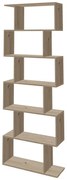 Βιβλιοθήκη Sezen σε oak απόχρωση 70x24x191,5 εκ. 70x24x191.5 εκ.