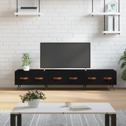 vidaXL Έπιπλο Τηλεόρασης Μαύρο 150 x 36 x 30 εκ. Επεξεργασμένο Ξύλο