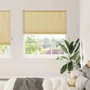 vidaXL Ρολά και Σκίες Παραθύρων Φυσικό 140 x 220 cm Μπαμπού