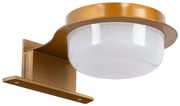 Φωτιστικό Τοίχου-Απλίκα Kiara 60403 10x13x3cm LED 5W 560lm IP44 Bronze GloboStar