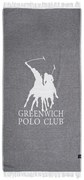 Πετσέτα Θαλάσσης - Παρεό 3903 85x170 Grey-Ivory Greenwich Polo Club Θαλάσσης 85x170cm Μουσελίνα