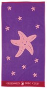 Πετσέτα Θαλάσσης Παιδική 3898 Pink-Purple Greenwich Polo Club Θαλάσσης 70x140cm 100% Βαμβάκι