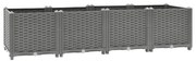 vidaXL Ζαρντινιέρα 160 x 40 x 38 εκ. από Πολυπροπυλένιο