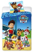 Παπλωματοθήκη Παιδική Paw Patrol 51 (Σετ 2τμχ) Blue Viopros Μονό 100% Βαμβάκι