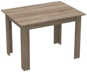 Τραπέζι Manka pakoworld σε sonoma truffle απόχρωση 110x80x77εκ