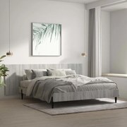 Κεφαλάρι Κρεβατιού Γκρι Sonoma 240x1,5x80 εκ. Επεξεργ. Ξύλο - Γκρι
