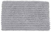 Ταπέτο Μπάνιου Polyester Shaggy Ανοιχτό Γκρι Estia 80x50x3εκ. 02-20743