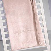 Κουβέρτα Βελουτέ Κούνιας (110x140) Guy Laroche Logo Pudra