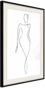 Αφίσα - Impeccable Figure - 40x60 - Μαύρο - Με πασπαρτού