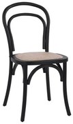 Καρέκλα Βιέννης Aliyah Black HM8644.02 45x54x89 εκ. Wood, Mat