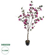 20676 GloboStar®  Artificial Garden BOUGAUVILLEA 20676 Τεχνητό Διακοσμητικό Φυτό με Ανθη Μπουκανβίλιας Φουξ Υ180cm