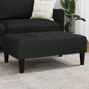 Υποπόδιο Μαύρο 77x55x31 εκ. Βελούδινο 4007369