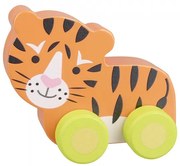 Ξύλινο Παιχνίδι Tίγρης Push &amp; Pull Orange Tree Toys 60-07948