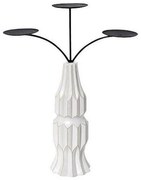 Κηροπήγιο 3 Θέσεων GIO105K2 Λευκό Ματ 44,5x34,2x11cm Espiel Κεραμικό