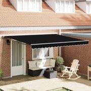 vidaXL Σκηνίτσα Αναδιπλούμενη Μαύρο 400x300 εκ. ύφασμα