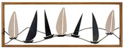 Διακοσμητικό Τοίχου Guzelce 279ENZ2546 90x3,5x34cm Multi Wallity Metal