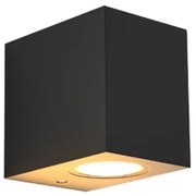 it-Lighting Norman 1xGU10 Outdoor Up or Down Wall Lamp Anthracite D:8cmx7cm (80200444)