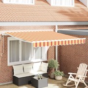 vidaXL Σκηνίτσα Αναδιπλούμενη 300 x 250 εκ κίτρινο και πορτοκαλί