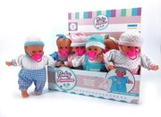 Κουκλίτσα Baby Amorino Πλαστικό/Ύφασμα Σε 6 Διαφορετικές Εμφανίσεις Για 3  Ετών