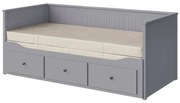 HEMNES κρεβάτι επισκέπτη day bed 3 συρτάρια/2 στρώματα, 80x200 cm 893.909.63