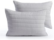 Ζεύγος Μαξιλαροθήκες Καπιτονέ (52x72) Nef-Nef Homeware Colorfull Grey