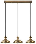Φωτιστικό Οροφής - Ράγα Berceste 521SHN3263 72x22x109cm 3xE27 40W Gold Opviq