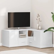 vidaXL Ντουλάπι Γωνιακό Λευκό 160x40x45 εκ. από Επεξ. Ξύλο