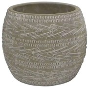 Κασπώ 06-00-23419 Φ18x15,5cm Grey Marhome Κεραμικό