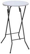 Τραπέζι Κέτερινγκ 41.0204 61x110cm White-Grey Zita Plus