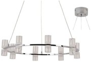 Φωτιστικό Οροφής JNDP32LED52CH Led2835 32W 3000Κ 2880lm D52XH131.5 Chrome Aca Decor Aluminium