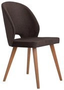 Καρέκλα τραπεζαρίας New Bella Fylliana Ύφασμα Καφέ 48x56x85εκ. 2αδα 48x56x85 εκ.