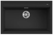 Νεροχύτης κουζίνας BEST 130 Black 86 ELLECI 79x51cm