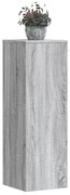 vidaXL Βάσεις Φυτών 2 Τεμ. Γκρι Sonoma 33x33x100εκ. Επεξεργασμένο Ξύλο
