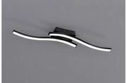 Πλαφονιέρα Φωτιστικό Οροφής 2xLED 5W 3000Κ Route Trio Lighting-R62472132-Μαύρο R62472132
