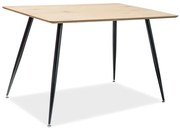 ΤΡΑΠΕΖΙ REMUS DAB / ΜΑΥΡΟ ΠΛΑΙΣΙΟ 120X80 DIOMMI REMUSD120 DIOMMI-80-2244