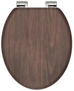 SCHÜTTE Κάλυμμα Λεκάνης DARK WOOD με Soft Close από MDF