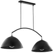 Φωτιστικό Οροφής Faro 6008 2xΕ27 15W 92x130cm Black TK Lighting