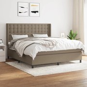 ΚΡΕΒΑΤΙ BOXSPRING ΜΕ ΣΤΡΩΜΑ TAUPE 160X200 ΕΚ. ΥΦΑΣΜΑΤΙΝΟ 3131765