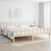 Σκελετός Κρεβατιού Χωρίς Στρώμα 160x200 εκ Μασίφ Ξύλο 810689