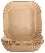 Αντικολλητικό Χαρτί Ψησίματος Για Φριτέζα Αέρος 01-26905 (Σετ 100τμχ) Τετράγωνο 23x23cm Estia Χαρτί