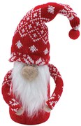 Χριστουγεννιάτικη Διακοσμητική Φιγούρα Νάνος D022030257-1RD 30cm White-Red