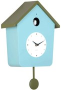 Ρολόι Τοίχου Cuckoo KA6044BL 10,5x26,4cm Light Blue-Green Karlsson Πολυστερίνη