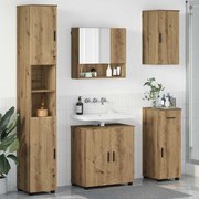 vidaXL Σετ Επίπλων Μπάνιου 5 pcs artisan δρυς 61 x 35 x 64 εκ.