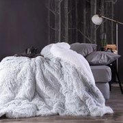 Γούνινο Κουβερτοπάπλωμα Υπέρδιπλο (220x240) Rythmos Krystal