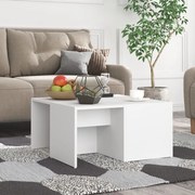 Τραπεζάκια Σαλονιού 4 τεμ. Λευκά 33 x 33 x 33 εκ. Επεξ. Ξύλο 806813